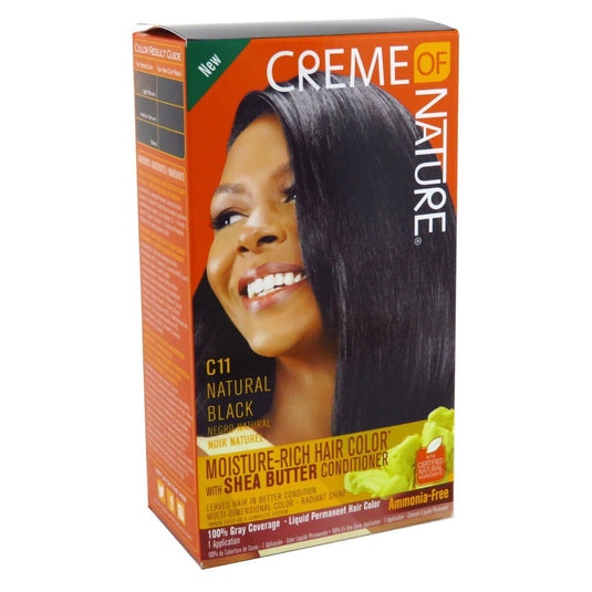 Creme Of Nature Women's *11 Liq H/Clr [Natural Blk] Kit