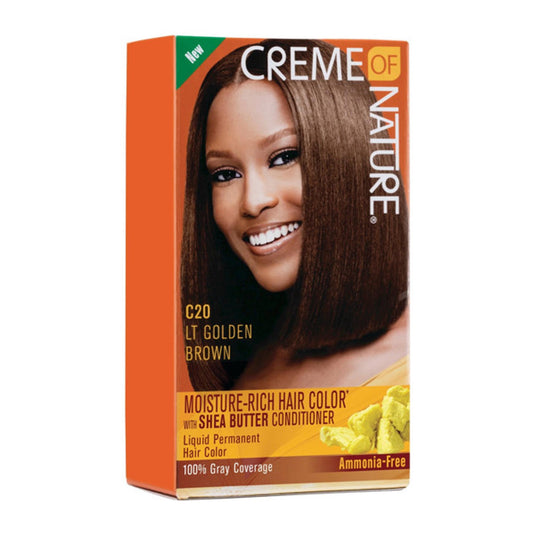 Creme Of Nature Women's *20 Liq H/Clr [Golden Brown] Kit