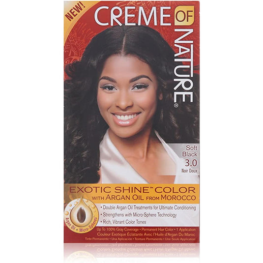 Creme Of Nature Women's Gel H/C Soft Black 3.0