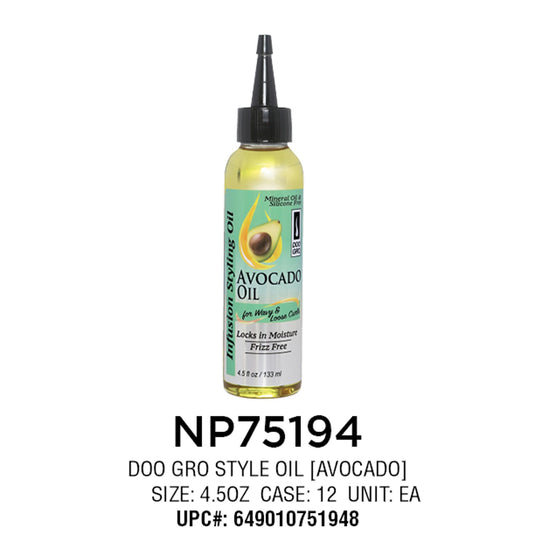 Doo Gro: Style Oil [AVOCADO] 4.5oz