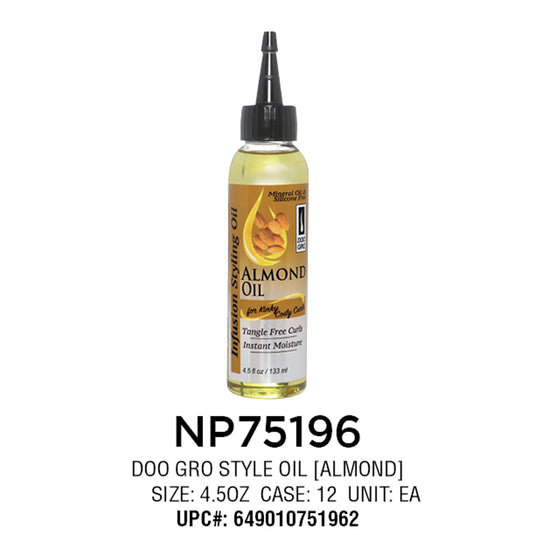 Doo Gro: Style Oil [ALMOND] 4.5oz