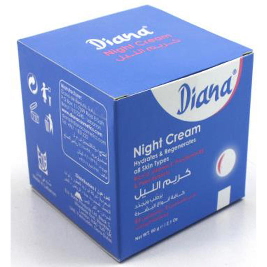 Diana : Night Cream Jar 60g 12pcs