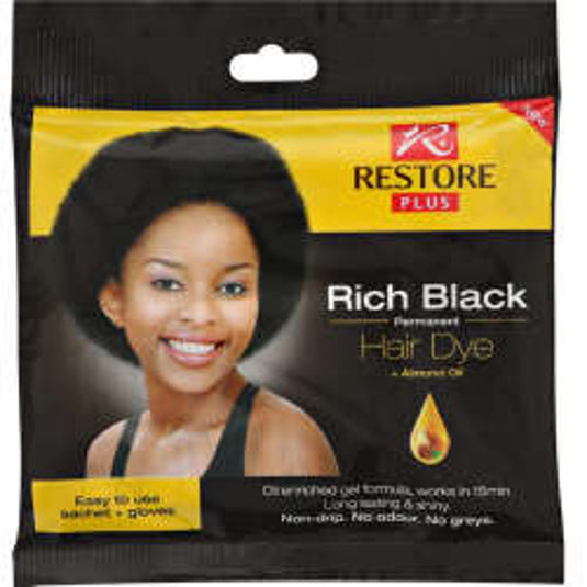 D&L Restore Hair Colour: Rich Black price for 8pcs