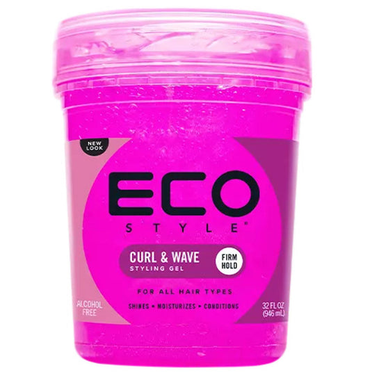 EcoStyle Curl & Wave Styling Gel - PINK 32oz
