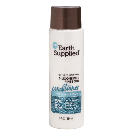 Earth Supplied Shea Silicone/F Rinse Out Cond 13oz 2018
