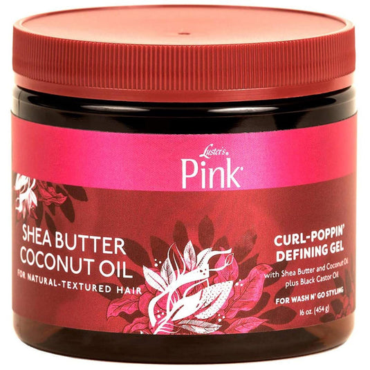Lusters Pink SB Coconut Curl Poppin Def Gel 16oz (6911)
