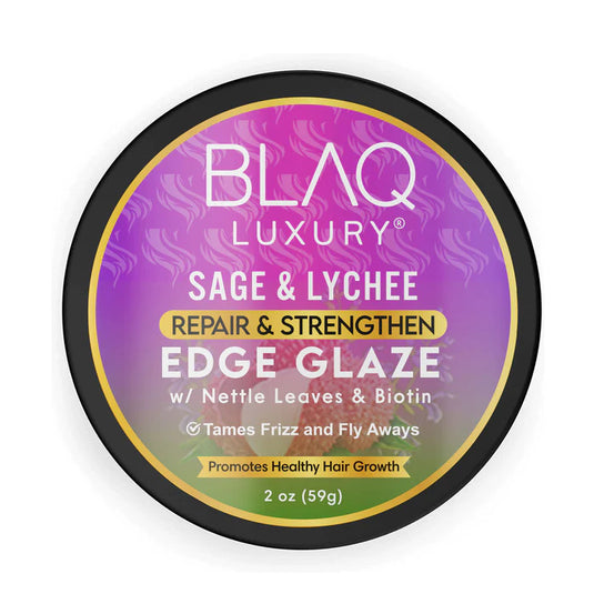 Blaq Luxury Sage & Lychee Edge Glaze 2oz (12 EA)
