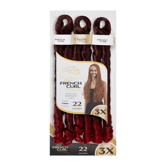 Cherish Bulk : 3X PS Spiral French Curl 22 (Col. 3T1B99J530)