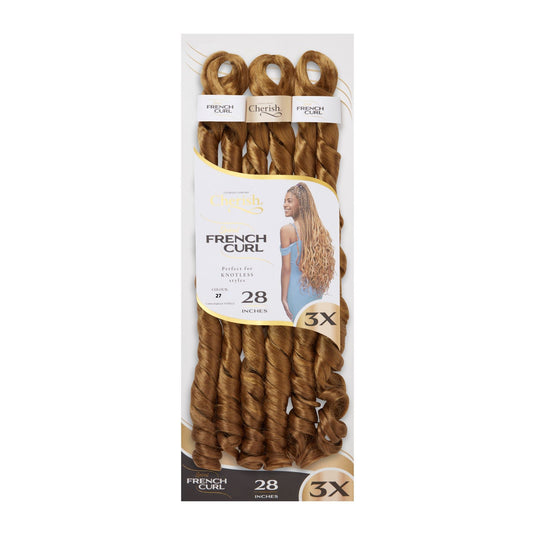 Cherish Bulk : 3X PS Spiral French Curl 28 (Col. 27)
