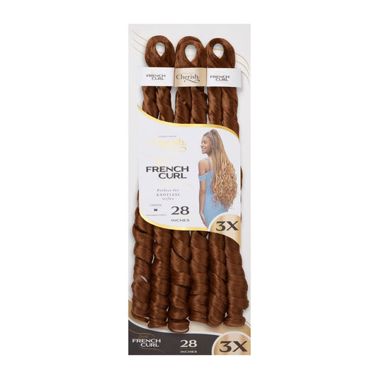 Cherish Bulk : 3X PS Spiral French Curl 28 (Col. 30)
