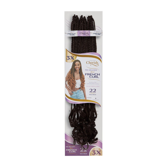 Cherish Bulk : 3X Pre-Braided French Curl 22 (Col. 4)
