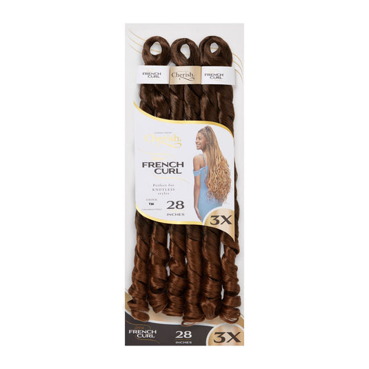 Cherish Bulk : 3X PS Spiral French Curl 28 (Col. T30)