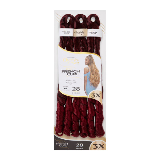 Cherish Bulk : 3X PS Spiral French Curl 28 (Col. T530)