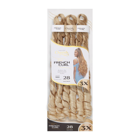 Cherish Bulk : 3X PS Spiral French Curl 28 (Col. T27/613)