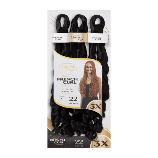 Cherish Bulk : 3X PS Spiral French Curl 22 (Col. 1)