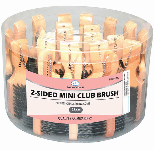 Dream Brush 2-Side Club Mini 18Jar Brown